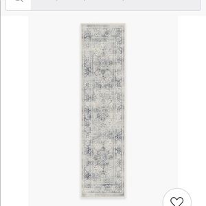 Ruggable Sarrah Blue Quartz Rug system. Runner 10x2.5